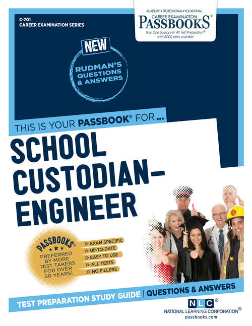 Book cover of School Custodian-Engineer: Passbooks Study Guide (Career Examination Series)