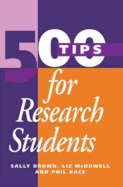 500 Tips for Research Students (500 Tips)