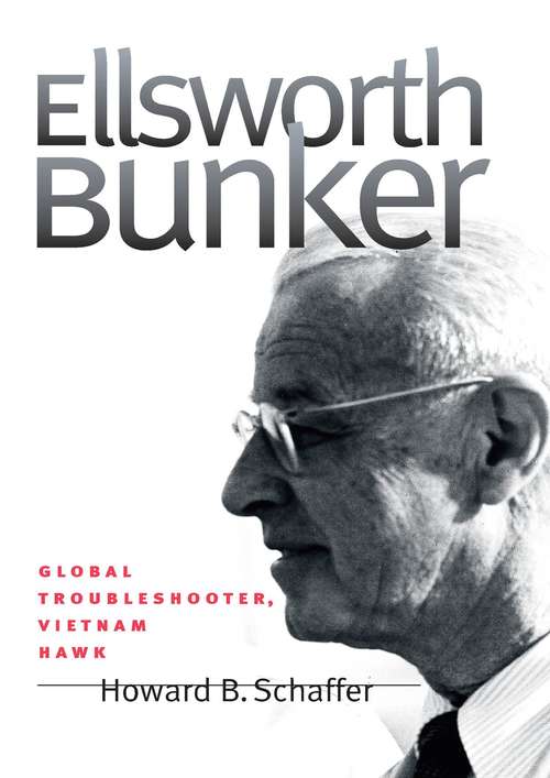 Book cover of Ellsworth Bunker