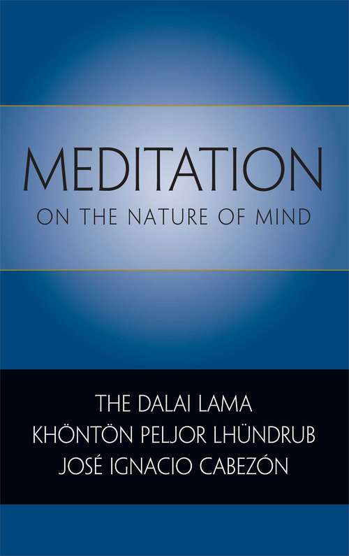 Book cover of Meditation on the Nature of Mind
