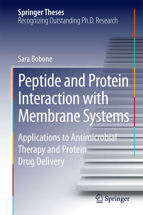 Book cover of Peptide and Protein Interaction with Membrane Systems