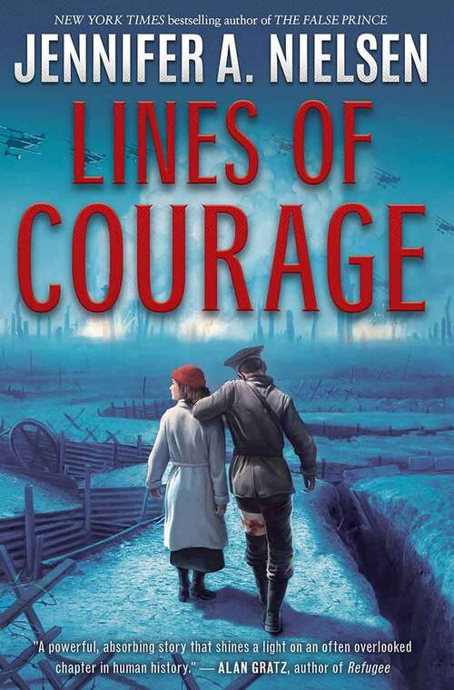 Book cover of Lines of Courage