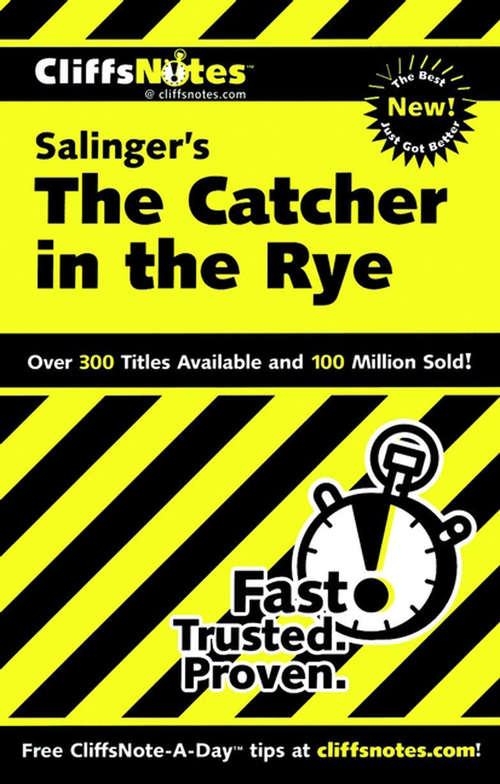 Book cover of CliffsNotes on Salinger's The Catcher in the Rye