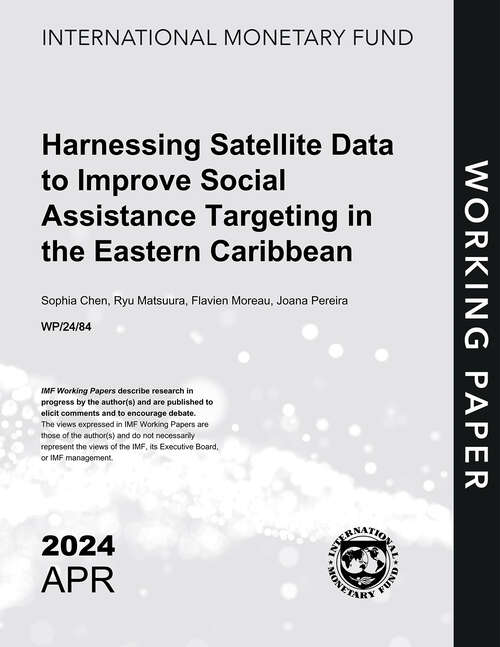 Book cover of Harnessing Satellite Data to Improve Social Assistance Targeting in the Eastern Caribbean