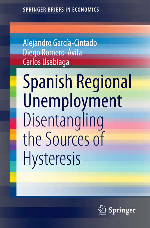 Book cover of Spanish Regional Unemployment
