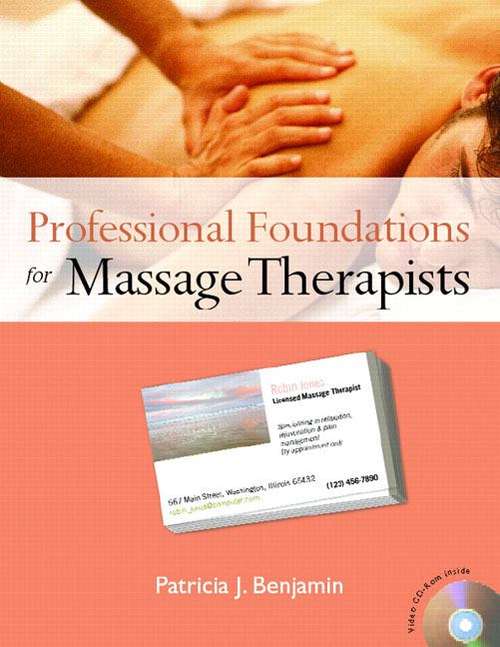 Book cover of Professional Foundations for Massage Therapists
