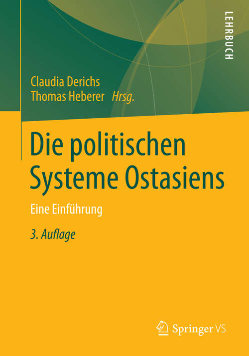 Book cover of Die politischen Systeme Ostasiens