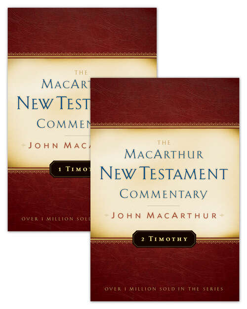 Book cover of 1 & 2 Timothy MacArthur New Testament Commentary Set (Digital Original) (MacArthur New Testament Commentary Series #1)