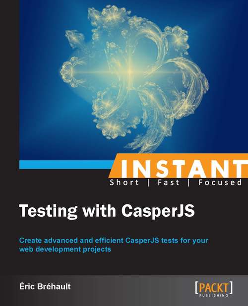 Book cover of Instant Testing with CasperJS