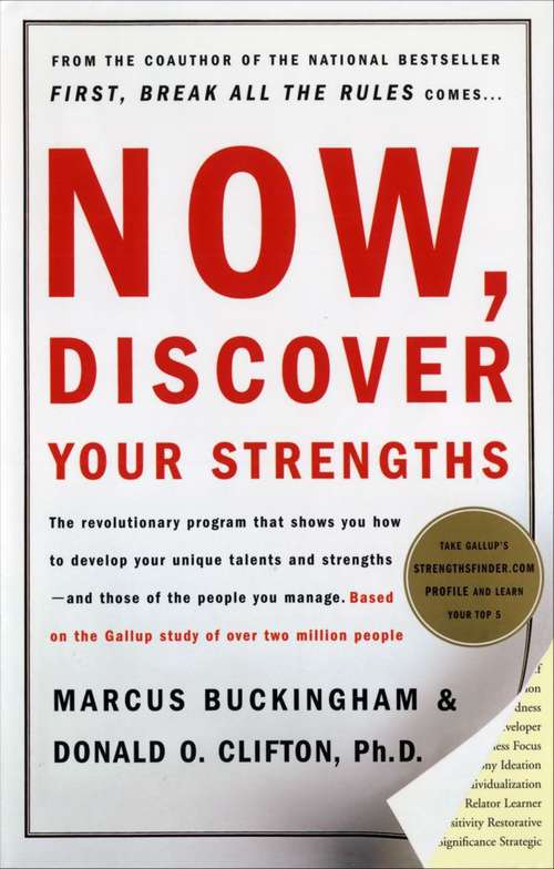 Book cover of Now Discover Your Strengths