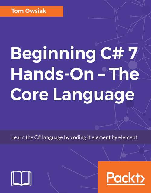 Book cover of Beginning C# Hands-On - The Core Language