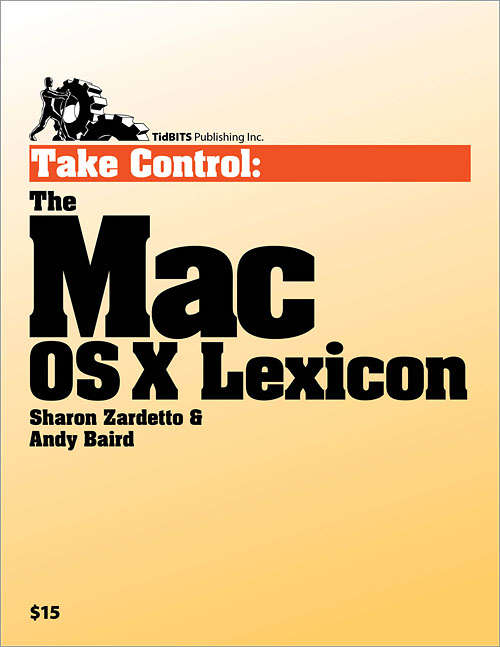 Book cover of Take Control: The Mac OS X Lexicon