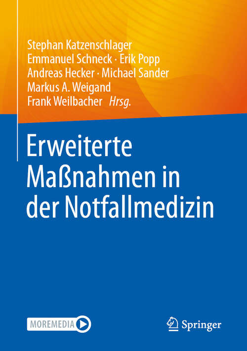 Book cover of Erweiterte Maßnahmen in der Notfallmedizin