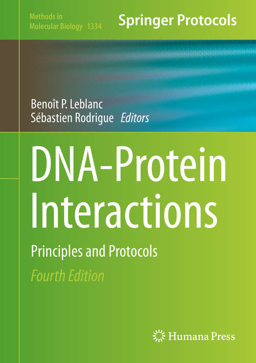 Book cover of DNA-Protein Interactions