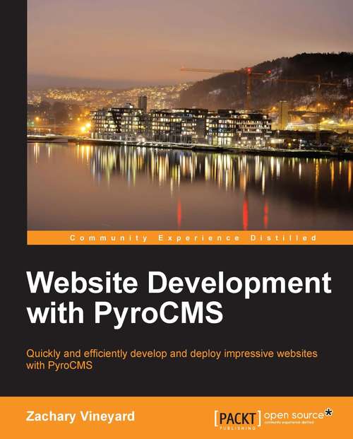 Book cover of Website Development with PyroCMS