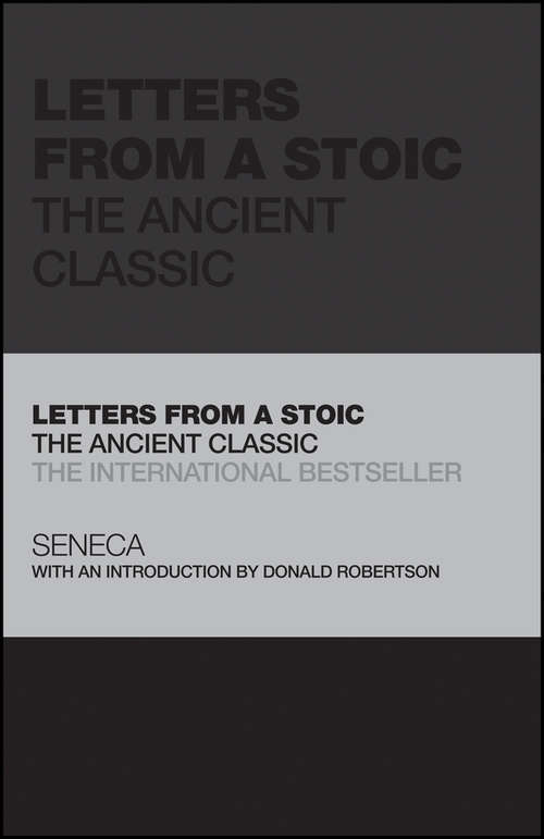 Book cover of Letters from a Stoic: The Ancient Classic (Capstone Classics)