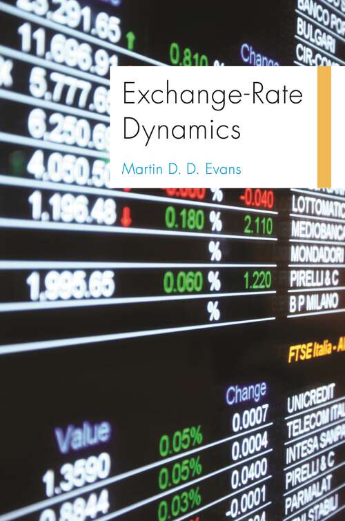 Book cover of Exchange-Rate Dynamics (Princeton Series in International Economics)