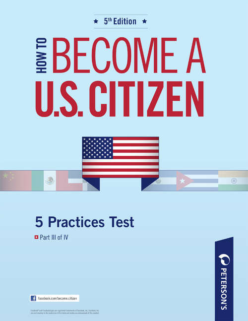 Book cover of How to Become a U.S. Citizen: 5 Practice Tests