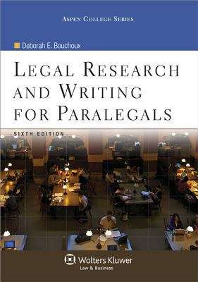 Book cover of Legal Research and Writing For Paralegals (Sixth Edition)
