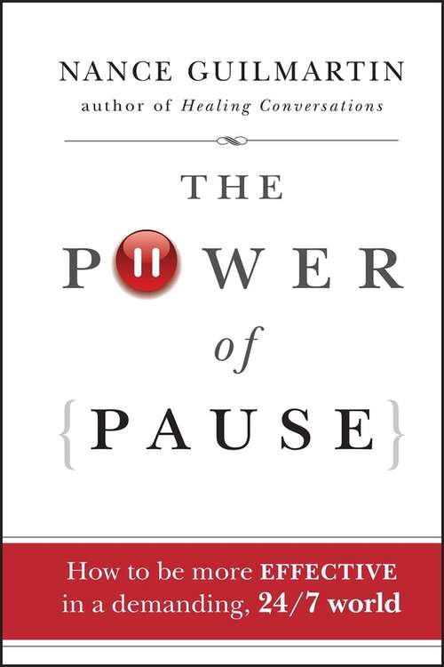 Book cover of The Power of Pause