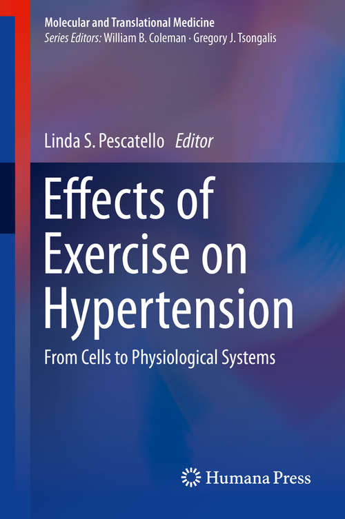 Book cover of Effects of Exercise on Hypertension
