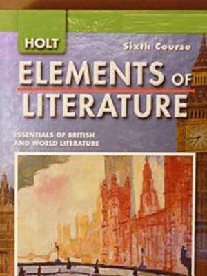 Book cover of Pennsylvania Holt Elements of Literature, Sixth Course