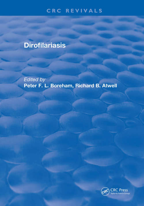 Book cover of Dirofilariasis