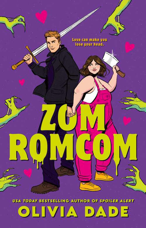 Book cover of ZomRomCom: Discover the hilarious paranormal romance packed with zombies, banter and one very sexy vampire