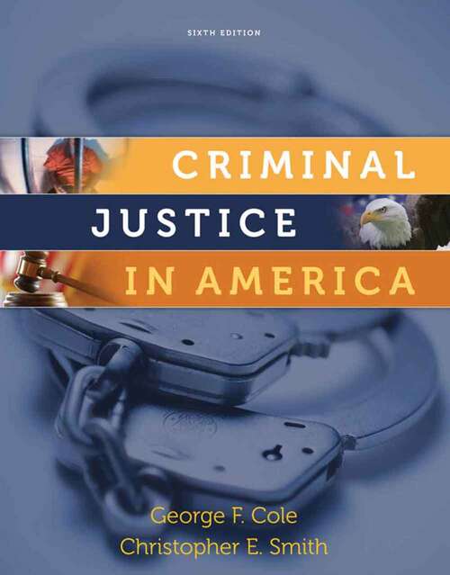 Book cover of Criminal Justice In America (6)