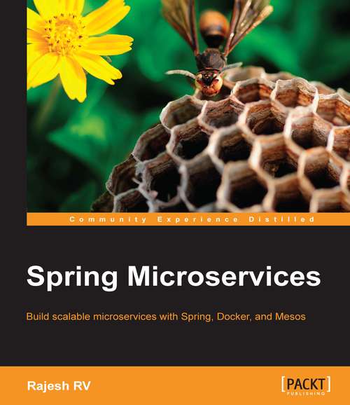 Book cover of Spring Microservices