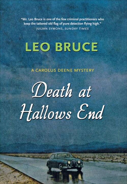 Book cover of Death at Hallows End: A Carolus Deene Mystery