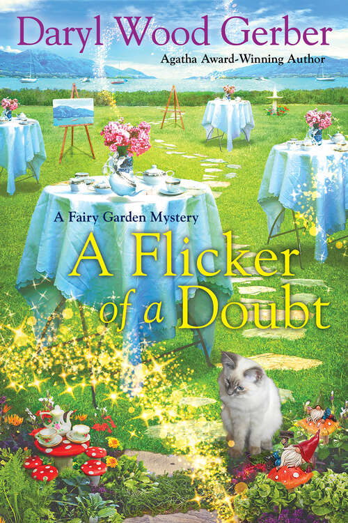 Book cover of A Flicker of a Doubt (A Fairy Garden Mystery #4)