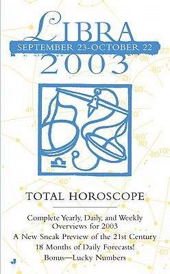 Book cover of 2003 Total Horoscope: Libra