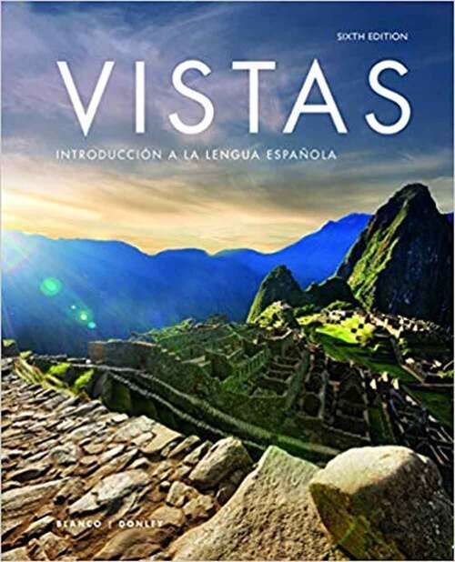 Book cover of Vistas: Introducción a la lengua española (Sixth Edition)