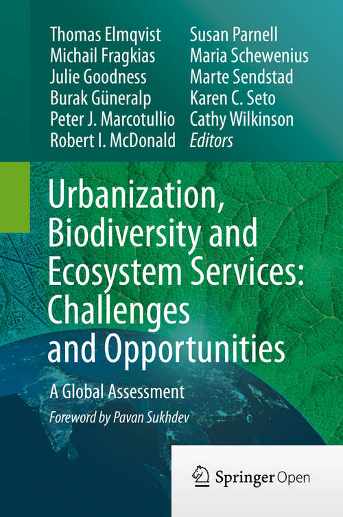 Book cover of Urbanization, Biodiversity and Ecosystem Services: Challenges and Opportunities