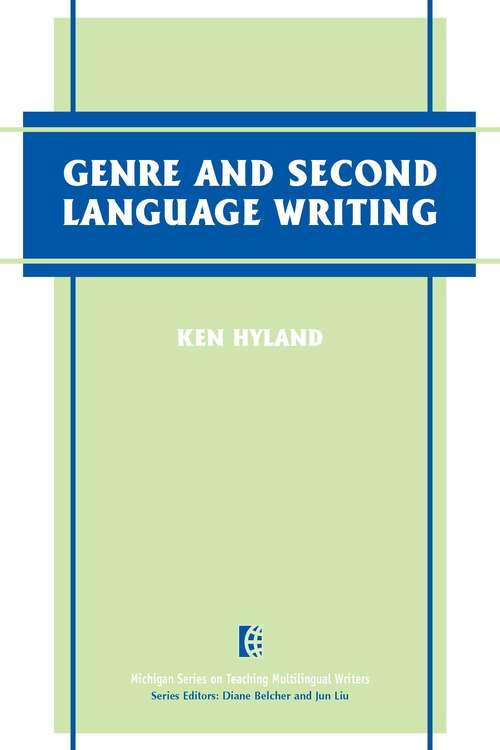 Book cover of Genre and Second Language Writing