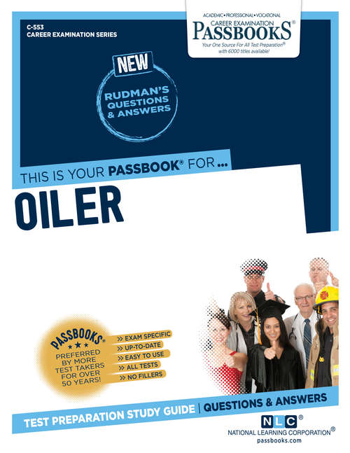 Book cover of Oiler: Passbooks Study Guide (Career Examination Series)