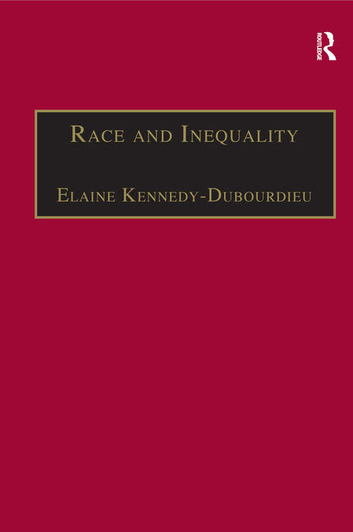 Book cover of Race and Inequality: World Perspectives on Affirmative Action