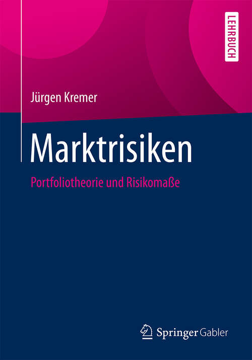 Book cover of Marktrisiken