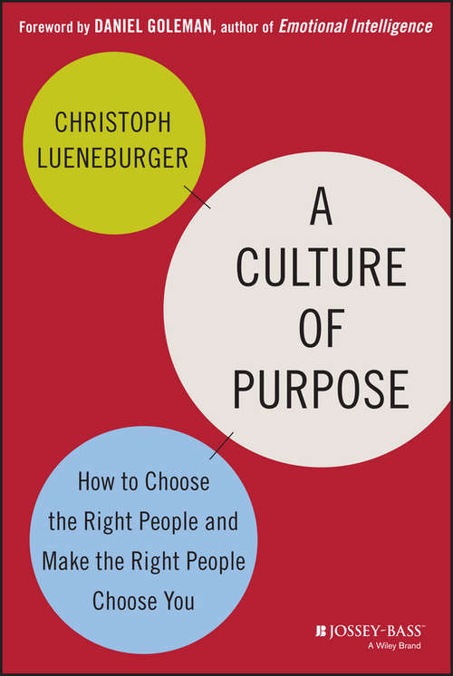 Book cover of A Culture of Purpose