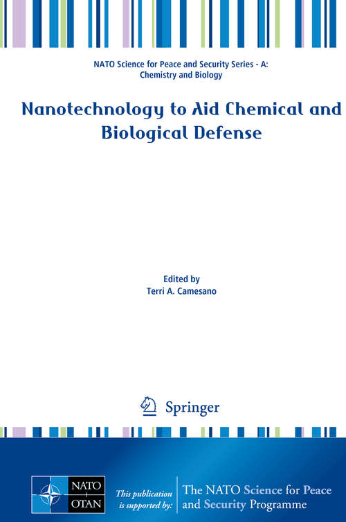 Book cover of Nanotechnology to Aid Chemical and Biological Defense