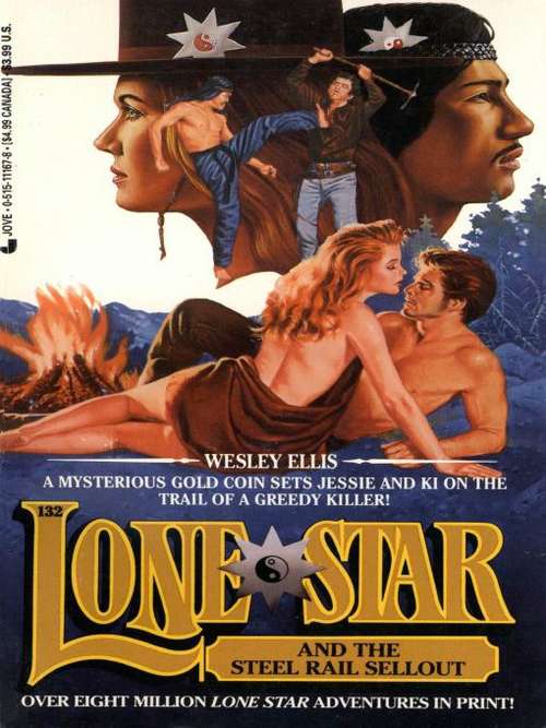 Book cover of Lone Star and the Steel Rail Sellout (Lone Star #132)
