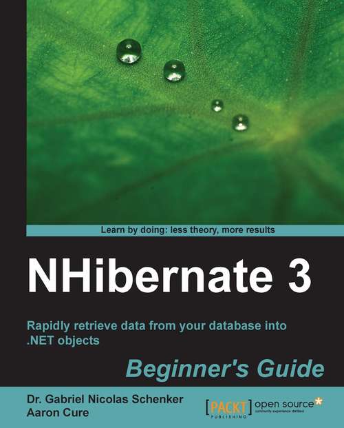 Book cover of NHibernate 3 Beginner's Guide