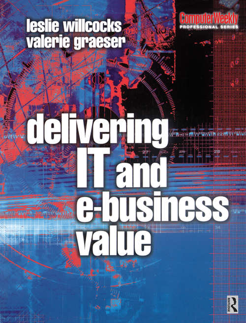 Book cover of Delivering IT and eBusiness Value