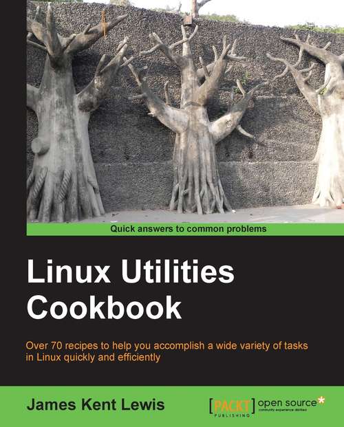 Book cover of Linux Utilities Cookbook