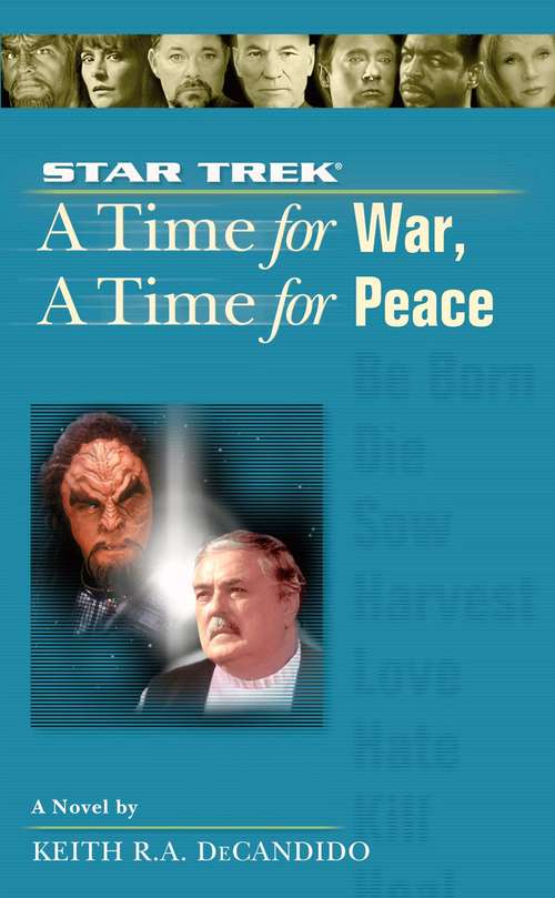 Book cover of A Time for War, a Time for Peace