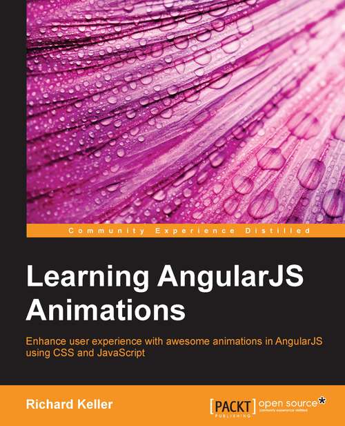 Book cover of Learning AngularJS Animations