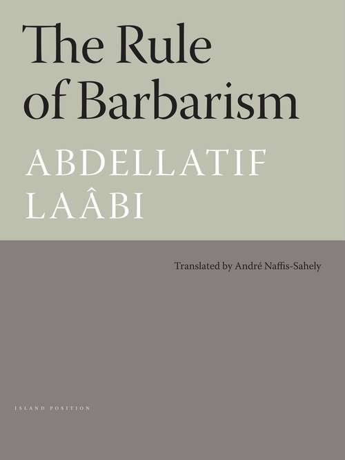 Book cover of The Rule of Barbarism