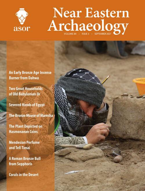 Book cover of Near Eastern Archaeology, volume 84 number 3 (September 2021)