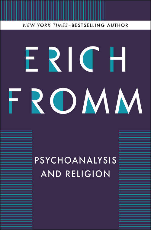 Book cover of Psychoanalysis and Religion